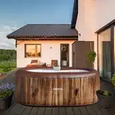 Bol.com AREBOS Bubbelbad Voor 2 personen - Hottub - met accessoires - 190x120cm aanbieding