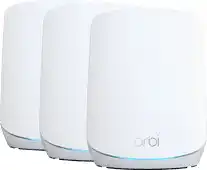 Amazon NETGEAR -RBK763S Orbi Whole Home Tri-band Mesh WiFi 6-systeem – Router met 1 satelliet-extender Dekking tot 350 m², 75 appara aanbieding