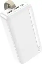 Bol.com HocoPowerbank 30000 mAh 2x USB Output met draagkoord - Type C Micro USB - Geschikt voor Samsung en IPhone aanbieding