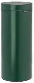 Amazon Brabantia Touch Bin Prullenbak, Kunststof Binnenemmer, Pine Green, 30 Liter aanbieding