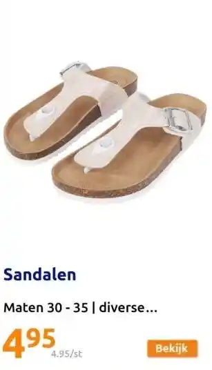 Action Sandalen aanbieding