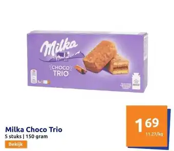 Action Milka Cho­co Trio aanbieding