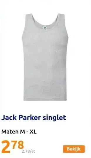 Action Jack Parker singlet aanbieding