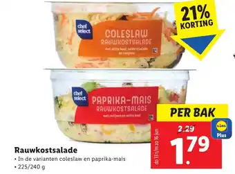 Lidl Rauwkostsalade aanbieding
