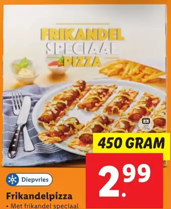 Lidl Frikandelpizza 450g aanbieding