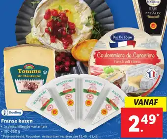 Lidl Franse kazen aanbieding