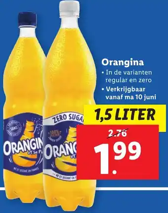 Lidl Orangina 1.5L aanbieding