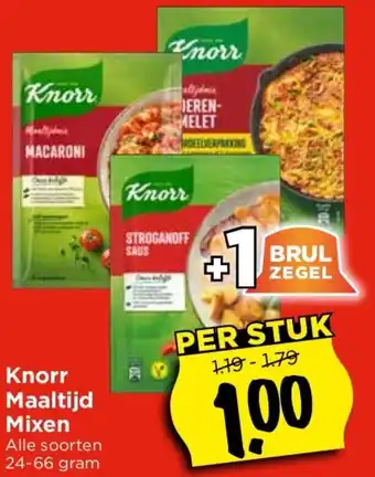 Vomar Voordeelmarkt Knorr Maaltijd Mixen aanbieding