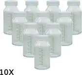 Bol.com 10x Ardo Glazen flesjes 130ml aanbieding