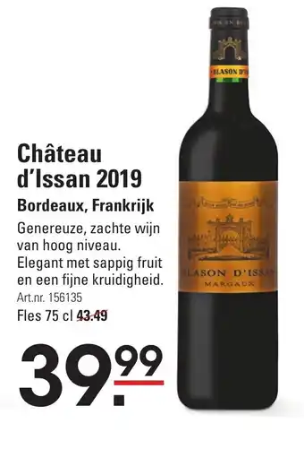 Sligro Chateau d'Issa 2019 Bordeaux, Frankrijk aanbieding