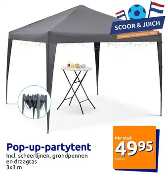 Action Pop-up-partytent aanbieding