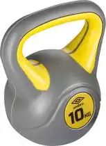 Bol.com Umbro Kettlebell 10kg - Instapgewicht Man - Kunststof - Beginner - Grijs aanbieding