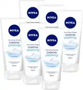 Bol.com NIVEA Crème Peeling Douchescrub – Met heilzame vitamine E - Bevat fijne microscrubs - Voordeelverpakking 6 x 200 ml aanbieding