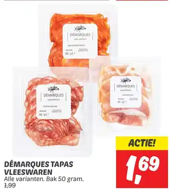 Dekamarkt DÉMARQUES TAPAS VLEESWAREN aanbieding