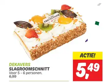 Dekamarkt SLAGROOMSCHNITT aanbieding