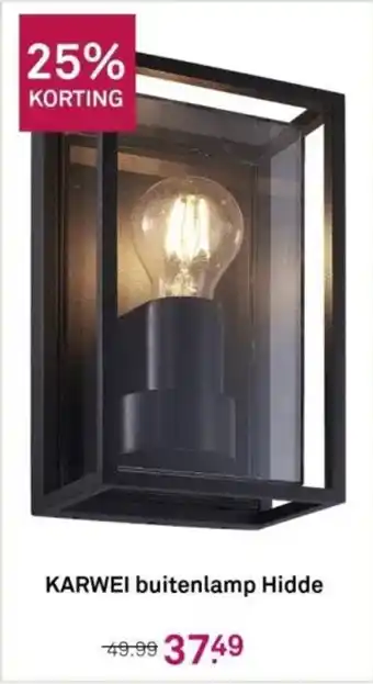 Karwei Buitenlamp hidde aanbieding