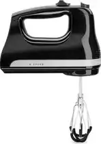 Bol.com KitchenAid Handmixer - 6 standen - onyx zwart - 5KHM6118EOB aanbieding