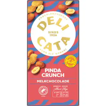 Albert Heijn Delicata Melk pinda crunch aanbieding