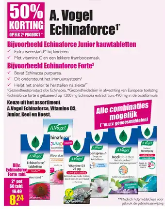 Gezond & Wel A. Vogel Echinaforce ECI aanbieding