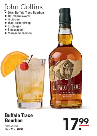 Sligro Buffalo Trace Bourbon aanbieding