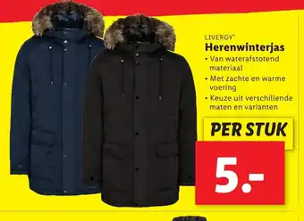 Lidl Livergy Herenwinterjas aanbieding