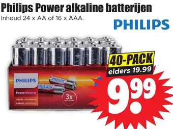 Dirk Philips Power alkaline batterijen aanbieding