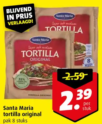 Boni Santa Maria tortilla original aanbieding