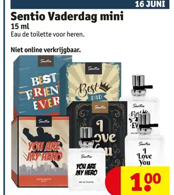 Kruidvat Sentio Vaderdag mini aanbieding