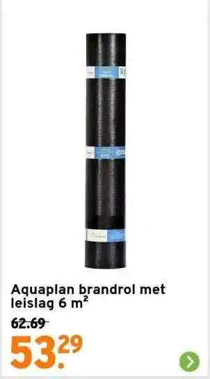 GAMMA Aquaplan brandrol met leislag 6 m² aanbieding
