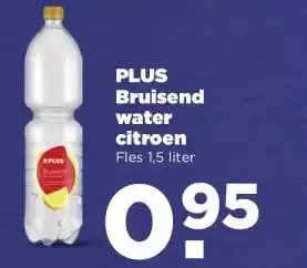PLUS PLUS Bruisend water citroen aanbieding