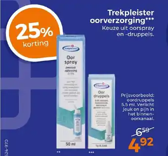 Trekpleister oorverzorging aanbieding