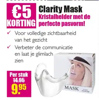 Gezond & Wel Clarity Mask aanbieding