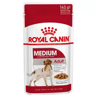 Zooplus 10x140g Medium Adult Royal Canin Hondenvoer aanbieding