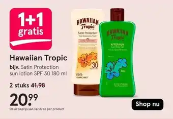 Etos Hawaiian Tropic aanbieding