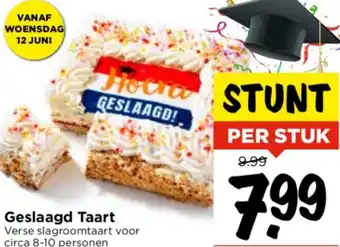 Vomar Voordeelmarkt Geslaagd Taart aanbieding