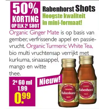 Gezond & Wel Rabenhorst Shots 60ml aanbieding