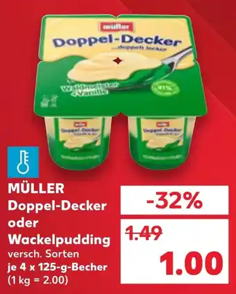 Kaufland DE MÜLLER Doppel-Decker oder Wackelpudding aanbieding