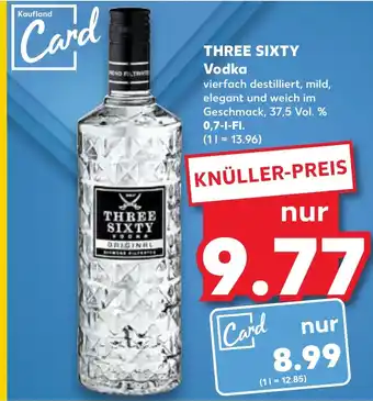 Kaufland DE THREE SIXTY Vodka aanbieding