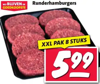 Nettorama Runderhamburgers aanbieding