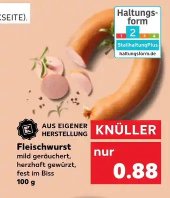 Kaufland DE Fleischwurst aanbieding