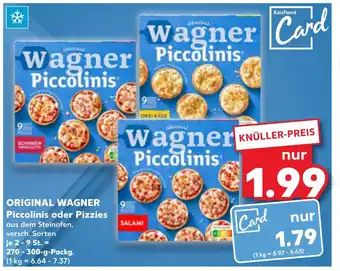 Kaufland DE ORIGINAL WAGNER Piccolinis oder Pizzies aanbieding