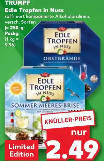 Kaufland DE TRUMPF Edle Tropfen in Nuss aanbieding