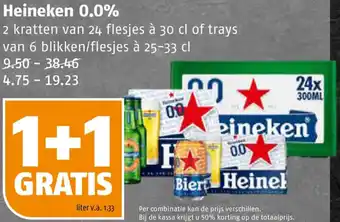 Poiesz Heineken 0.0% aanbieding