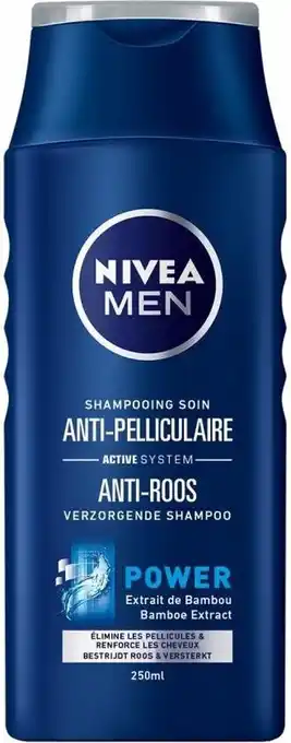 Bol.com NIVEA MEN Power Anti-Roos Shampoo 250ml aanbieding