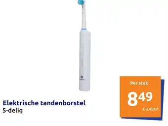 Action Elektrische tandenborstel 5-delig aanbieding