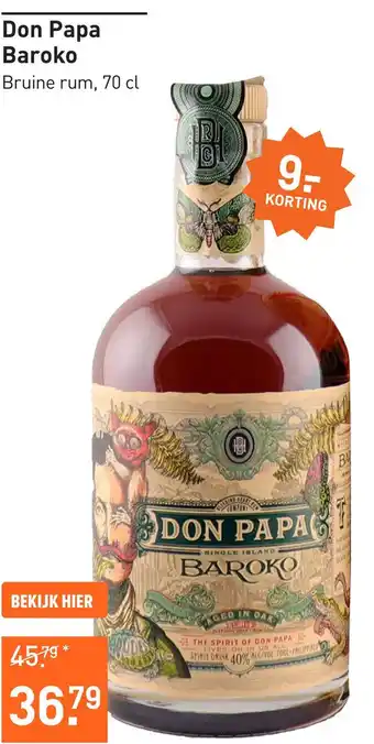 Gall & Gall Don Papa Baroko, 70 cl aanbieding