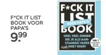 Prenatal F*CK IT LIST BOOK VOOR PAPA'S aanbieding
