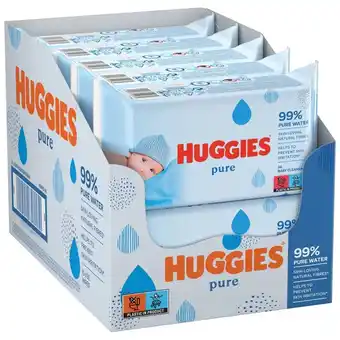 Plein.nl 10x Huggies Billendoekjes Pure 99% aanbieding