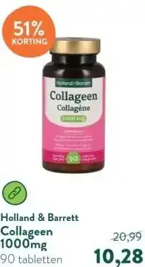 Holland & Barrett Collageen 1000mg aanbieding