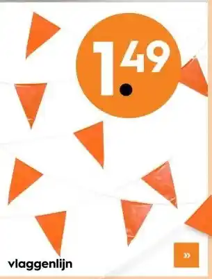 Blokker vlaggenlijn aanbieding